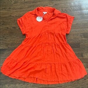 NWT - UMGEE Orange Tiered Dress